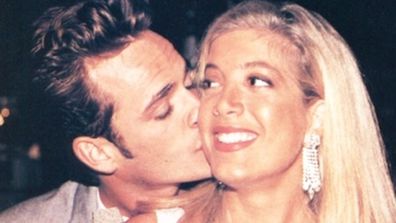 Tori Spelling and Luke Perry