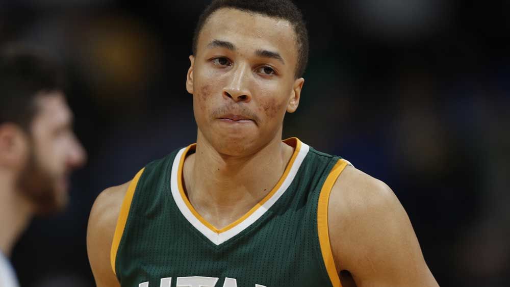 Dante Exum had fallen down the pecking order at the Jazz. (AAP)