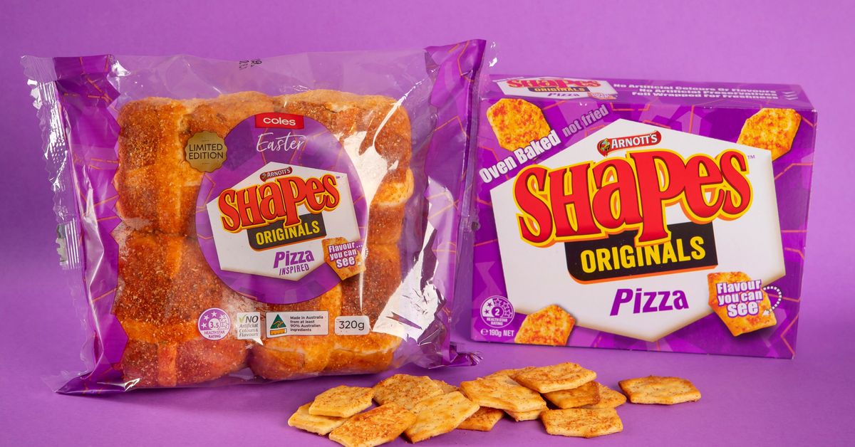 Coles launches limitededition Pizza Shapes and Iced Vovo hot cross