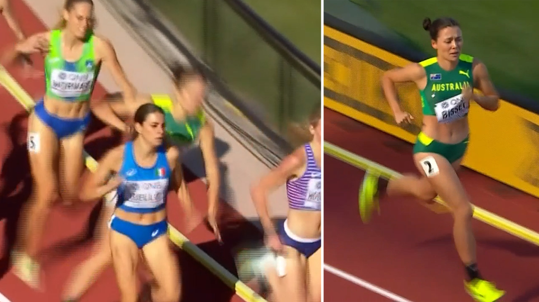 Australian Catriona Bisset successfully appeals after brutal fall during 800m heat at World Championships