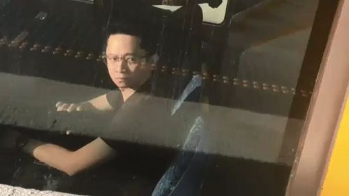 Tjin was caught on camera by an A Current Affair viewer.