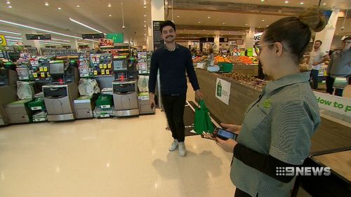 The new system will allow customers to monitor how much they spend in the aisles.