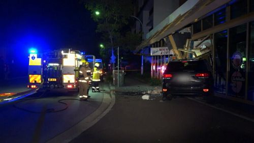 Emergency services fear the building is about to collapse. (9NEWS)