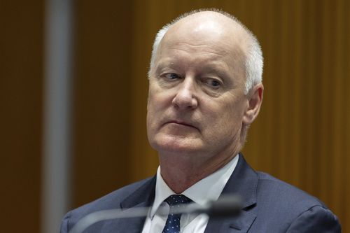 Richard Goyder, Qantas chairman, during a Senate hearing