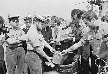When was the final time the Royal Navy issued a daily rum ration, aka Black Tot Day?