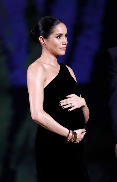 Meghan in Givenchy at the British Fashion Awards last year.