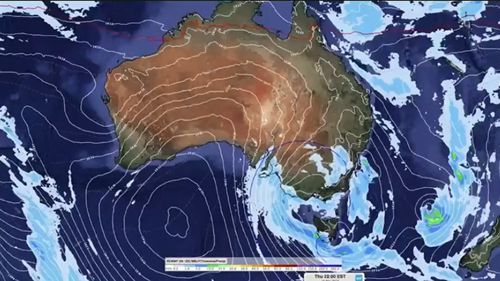 The big chill will hit Sydney on Friday, dropping temperatures by 8 degrees. (WEATHERZONE)