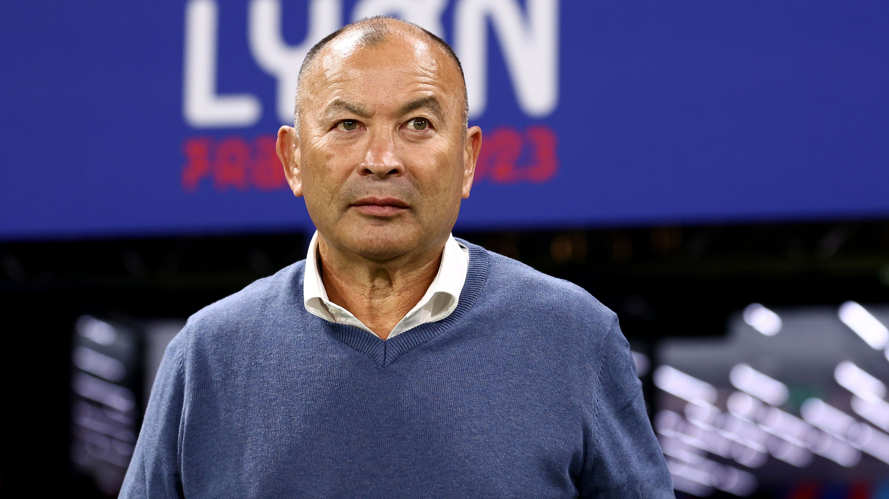 Eddie Jones, head cach of Australia, prior to the career-defining Rugby World Cup loss to Wales.