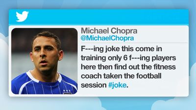 Blackpool footballer Michael Chopra ill-advisedly criticised his club's training arrangements.