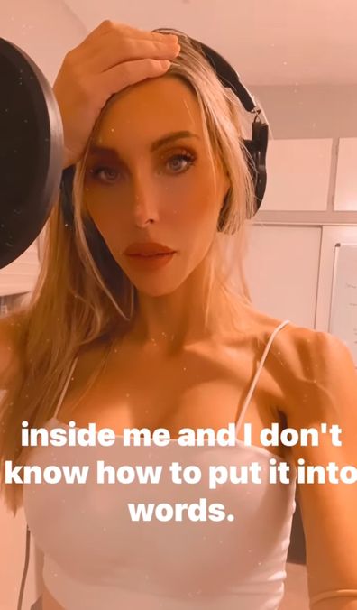 Olivia Newton-John's daughter Chloe Lattanzi reveals she wrote a song for her late mum.