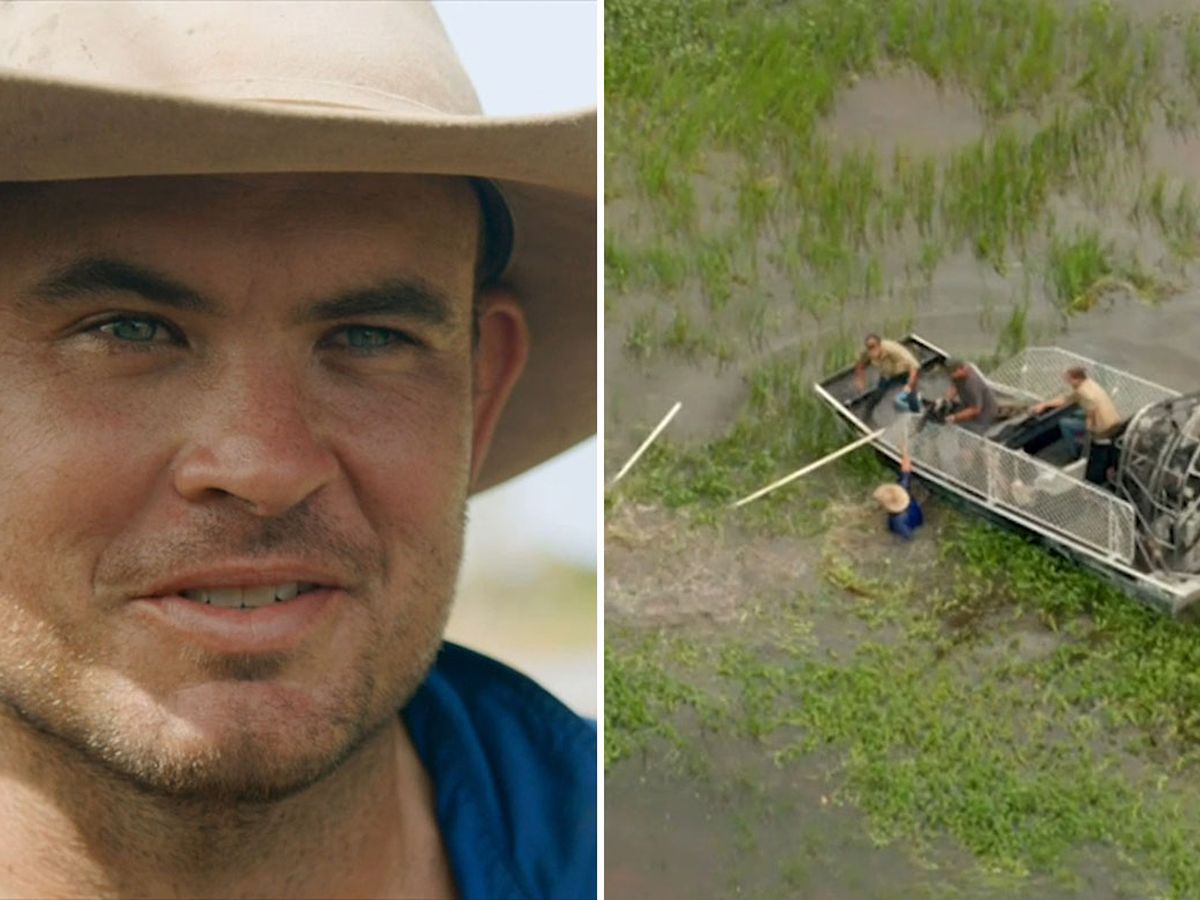 Matt Wright's Wild Territory: Terrifying moment Chris 'Willow' Wilson falls  in crocodile-infested river 