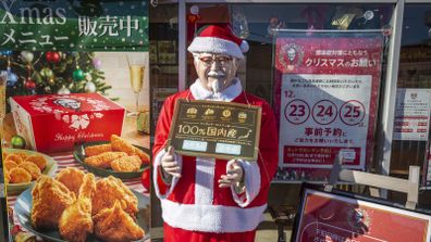 KFC in Japan on Christmas