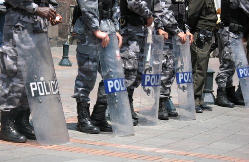 Police in Ecuador 