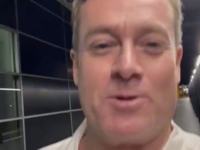 Grant Denyer gives update after crashing during Bathurst 6 Hour motor racing event.