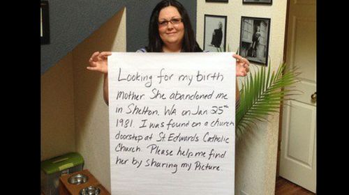 Woman turns to Facebook to find birth mother