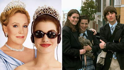 anne hathaway princess diaries before and after