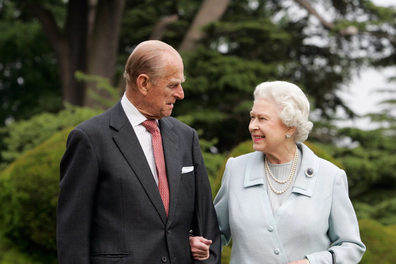Queen and Philip gazing lovingly at each other as they holidayed in Hampshire in the UK in 2007 to celebrate their 60th wedding anniversary.