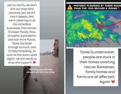 The Block, Andy and Deb Saunders, NSW floods