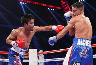 Pacquiao landed punches at will throughout the fight.