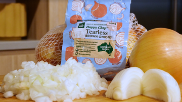 tearless onions launch exclusively at Woolworths