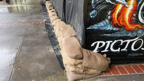 Businesses have begun sandbagging shops in Picton.