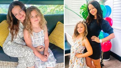 Tammin Sursok and her daughter Phoenix