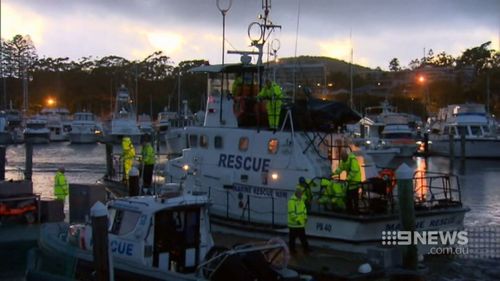 An air and sea rescue has failed to find Mr Lennon. (9NEWS)