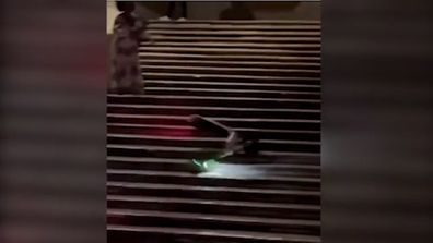 American tourists banned from Spanish Steps