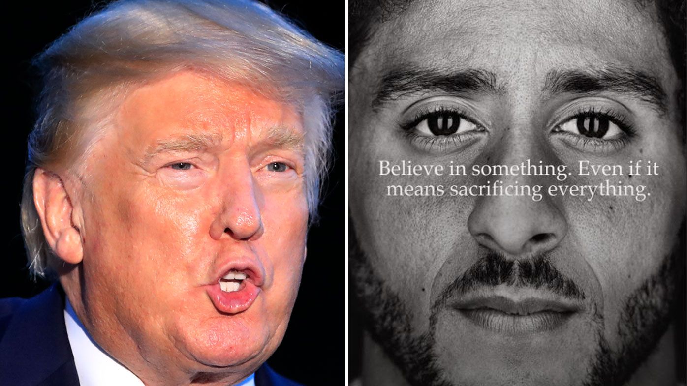 Donald Trump slams Nike over Colin Kaepernick 'Just Do it' anniversary campaign