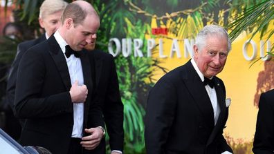 The Duke of Cambridge and The Prince of Wales attending the global premiere of Netflix's Our Planet, held at the Natural History Museum, London.