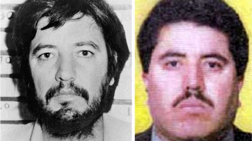 File photos of Amado Carrillo Fuentes (left) and Vicente Carrillo Fuentes. (AAP)