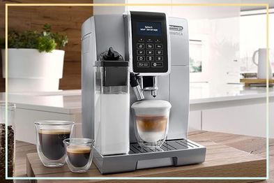 9PR: De'Longhi Dinamica Automatic Bean to Cup Coffee Machine, Silver