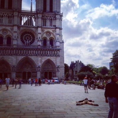 Notre Dame Cathedral in Paris, France 