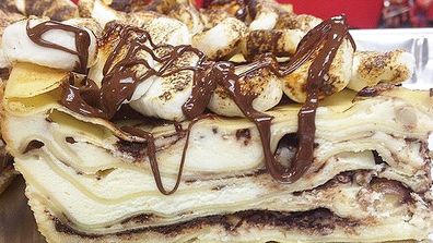 Nutella lasagne