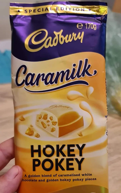 Caramilk Hokey Pokey flavour