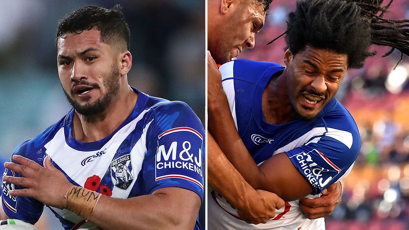 Bulldogs stand down Jayden Okunbor and Corey Harawira-Naera over scandal involving high school girls in Port Macquarie 