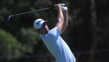 Adam Scott at the Australian Masters Pro-Am at Metropolitan Golf Course in Melbourne. (AAP)