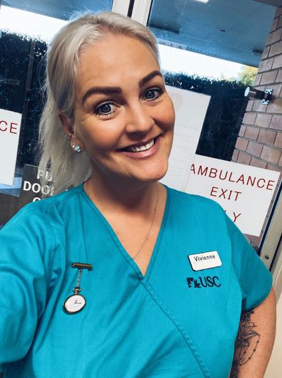 Vivienne Greene is studying to become a registered nurse in Queensland.