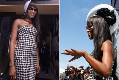 Supermodel Naomi Campbell knew the Derby Day dresscode. (Getty)