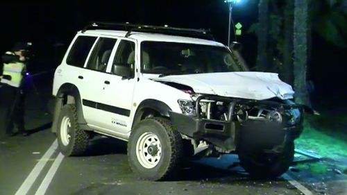 The 4WD driver was not injured. (9NEWS)