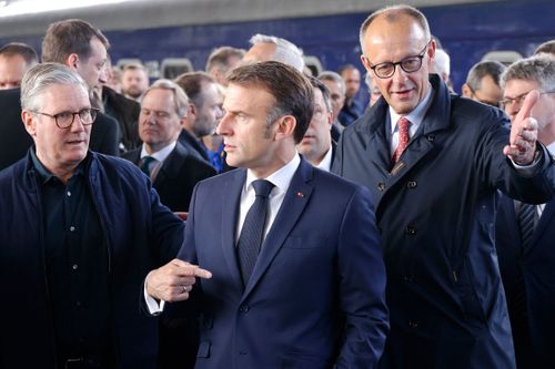 European leaders visit Kyiv