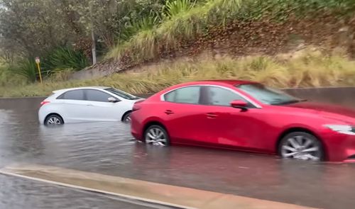 Flooding in Lilyfield, Sydney