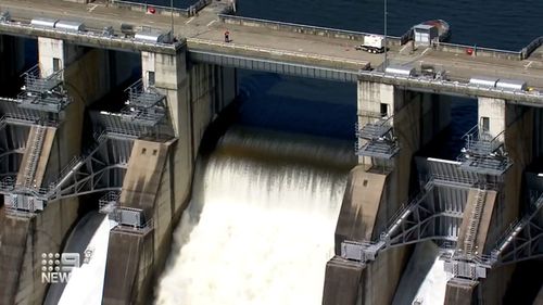 Recent rains have filled dams to the brim.