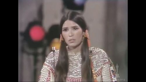 Marlon Brando sent Native American woman Sacheen Littlefeather to collect his award for The Godfather.