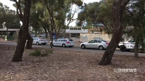 The school went into lockdown after the stabbing incident. Picture: Supplied