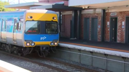 The incident unfolded at Carrum station. (9NEWS)