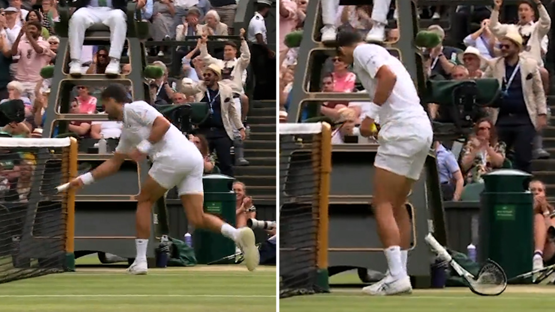 Novak Djokovic fined for racquet abuse in Wimbledon final loss