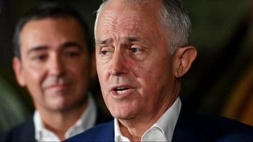 Prime Minister Malcolm Turnbull campaigned on Steven Marshall's behalf during the campaign. (AAP)