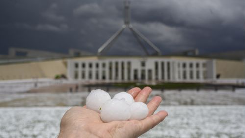 hail at canberra