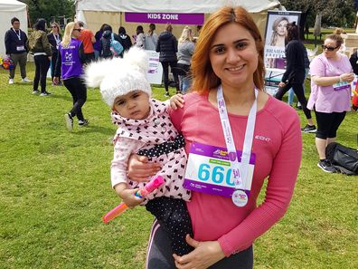 Erum Ziaullah with her daughter, Eliza, prided herself in being active before the COVID-19 lockdowns.